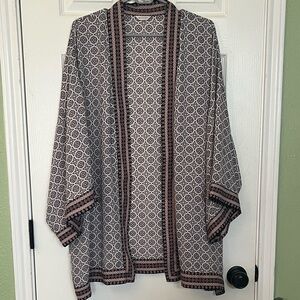 Max Studio Multicolor Patterned Cardigan
